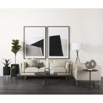 Micra 9.1L x 2.6W x 10.9H Matte Black Metal Decorative Object on a Stand