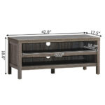 Mid-Century 3-Tier TV Stand with Storage for 45 Inch TVs 25 Mid-Century 3-Tier TV Stand with Storage for 45 Inch TVs