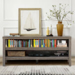 Mid-Century 3-Tier TV Stand with Storage for 45 Inch TVs 27 Mid-Century 3-Tier TV Stand with Storage for 45 Inch TVs