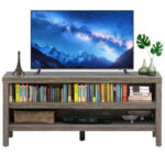 Mid-Century 3-Tier TV Stand with Storage for 45 Inch TVs 28 Mid-Century 3-Tier TV Stand with Storage for 45 Inch TVs