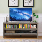 Mid-Century 3-Tier TV Stand with Storage for 45 Inch TVs 22 Mid-Century 3-Tier TV Stand with Storage for 45 Inch TVs
