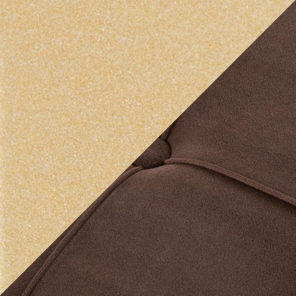 Midas Contemporary Brown Velvet Storage Bench Gold Steel Frame LumiSource 14