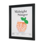 Midnight Stinger by Mercana Studio a Hand Embelished Textured Framed Art Print Matted under Glass
