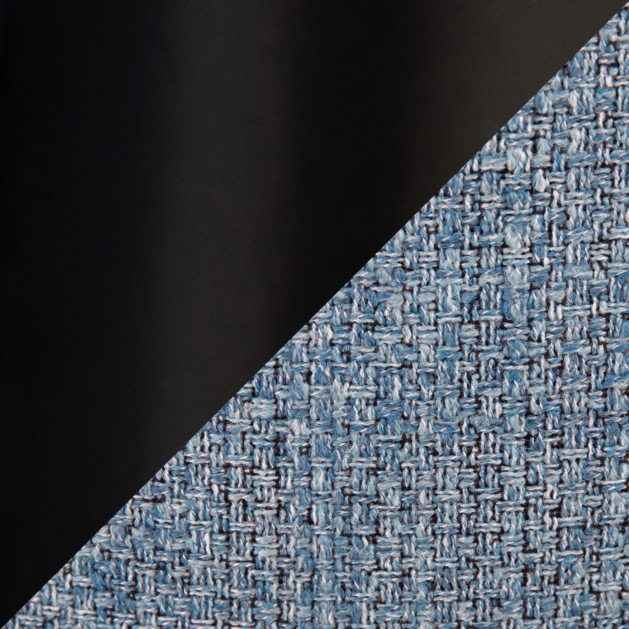 Milan Black Metal Blue Noise Contemporary Chairs (Set of 2) 13 Milan Black Metal Blue Noise Contemporary Chairs (Set of 2) - Image 13