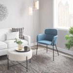 Milan Black Metal Blue Noise Contemporary Chairs (Set of 2) 16 Milan Black Metal Blue Noise Contemporary Chairs (Set of 2)