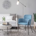 Milan Black Metal Blue Noise Contemporary Chairs (Set of 2) 17 Milan Black Metal Blue Noise Contemporary Chairs (Set of 2)