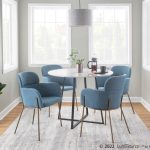 Milan Contemporary Blue Fabric Accent Chairs (Set of 2) 15 Milan Contemporary Blue Fabric Accent Chairs (Set of 2)