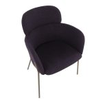 Milan Purple Contemporary Dining Chairs (Set of 2)
