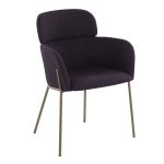 Milan Purple Contemporary Dining Chairs (Set of 2)