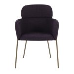 Milan Purple Contemporary Dining Chairs (Set of 2)