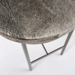 Millie 16.75 X 17.75 X 26.25 Hair-on-hide Seat W/ Gold Metal Frame Counter Stool