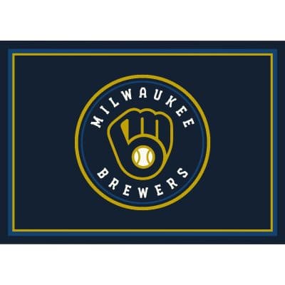 Milwaukee Brewers 6x8 Spirit Rug Officially Licensed MLB Area Rug
