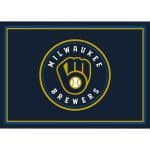 Milwaukee Brewers 8x11 Spirit Rug Officially Licensed MLB Area Rug 5 Milwaukee Brewers 8x11 Spirit Rug Officially Licensed MLB Area Rug