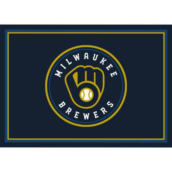 Milwaukee Brewers 8x11 Spirit Rug Officially Licensed MLB Area Rug 1