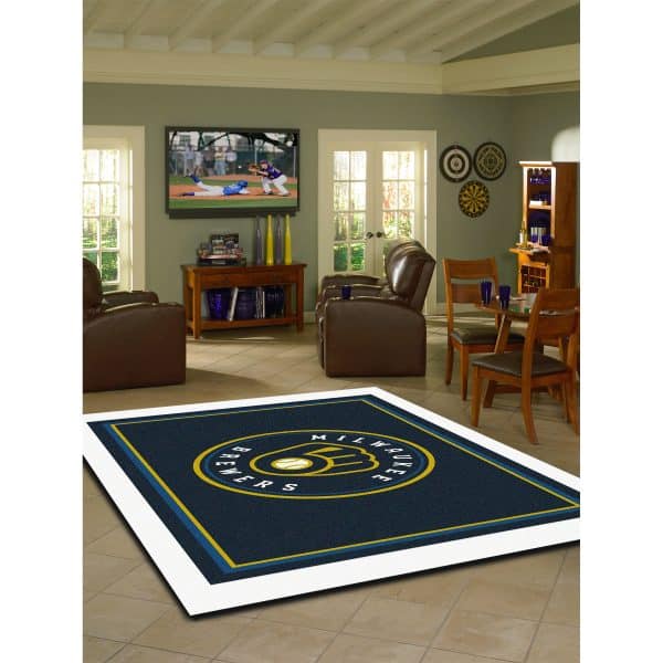 Milwaukee Brewers 8x11 Spirit Rug Officially Licensed MLB Area Rug 2