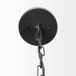 Minerva 19x22 Metallic Gray Hammered Detail Pendant Light