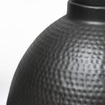 Minerva 19x22 Metallic Gray Hammered Detail Pendant Light