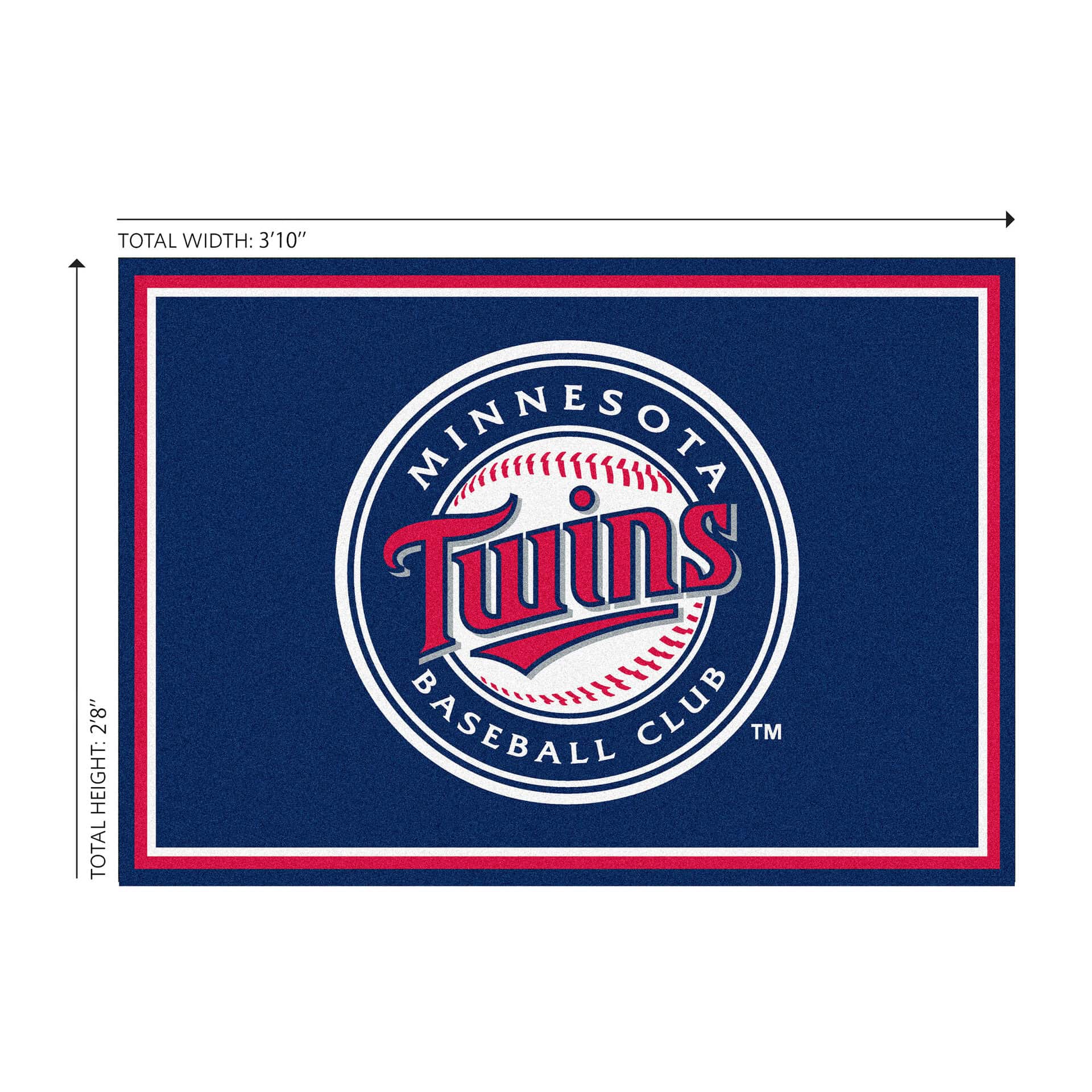 Minnesota Twins 3x4 Spirit Rug Officially Licensed MLB 3 Minnesota Twins 3x4 Spirit Rug Officially Licensed MLB - Image 3