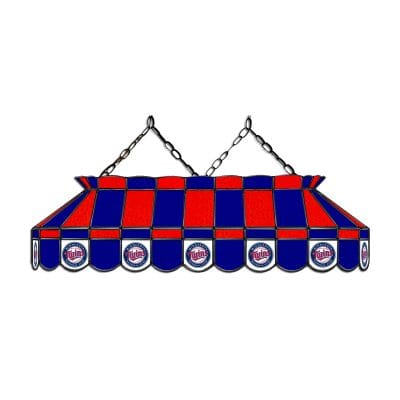 Minnesota Twins 40 Inch Stained Glass Billiard Lamp
