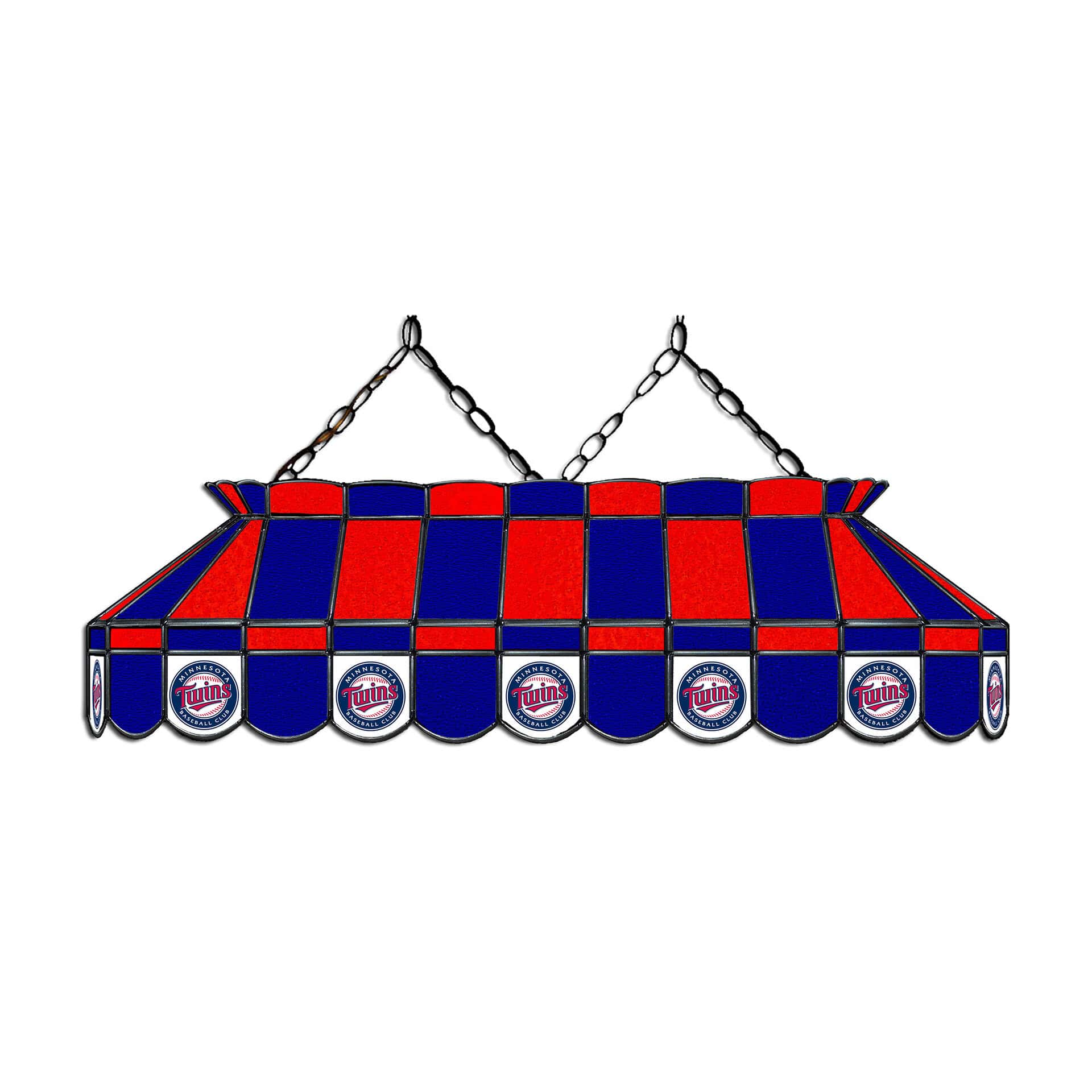 Minnesota Twins 40 Inch Stained Glass Billiard Lamp 1 Minnesota Twins 40 Inch Stained Glass Billiard Lamp