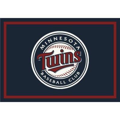 Minnesota Twins 6x8 Spirit Rug Officially Licensed MLB Area Rug