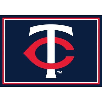 Minnesota Twins 8x11 Spirit Rug Officially Licensed MLB Area Rug