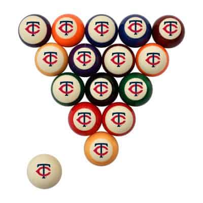 Minnesota Twins MLB Retro Polyester Cue Ball Set