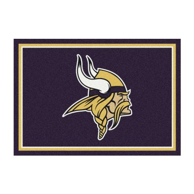 Minnesota Vikings 4x6 Spirit Area Rug Officially Licensed Team Rug