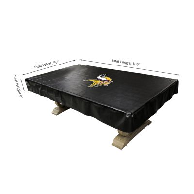 Minnesota Vikings 8 Foot Billiard Table Cover NFL Licensed