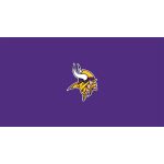 Minnesota Vikings 8 ft Polyester Anti Friction Billiard Cloth