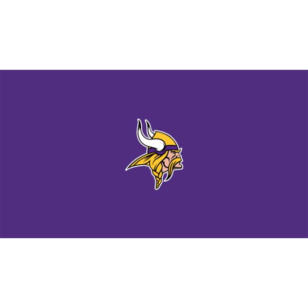 Minnesota Vikings 8 ft Polyester Anti Friction Billiard Cloth 1
