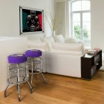 Minnesota Vikings Chrome Logo American Crafted Bar Stool