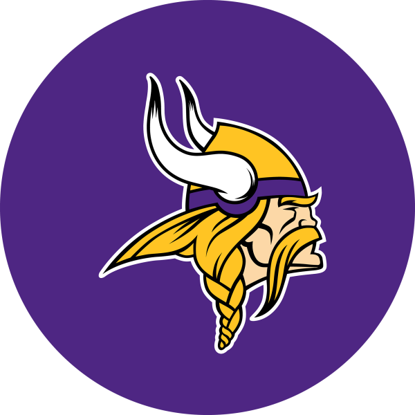 Minnesota Vikings Chrome Logo American Crafted Bar Stool 6