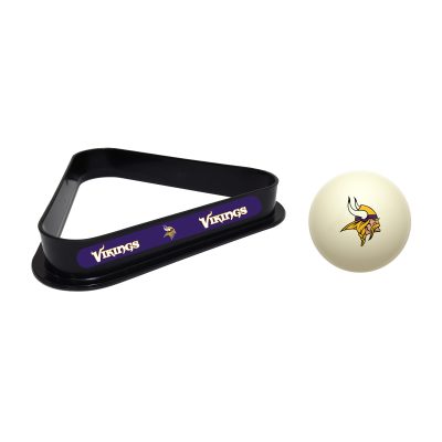 Minnesota Vikings Cue Ball and Rack Set