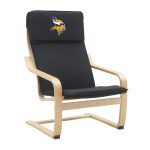Minnesota Vikings Embroidered Birch Bentwood Accent Chair