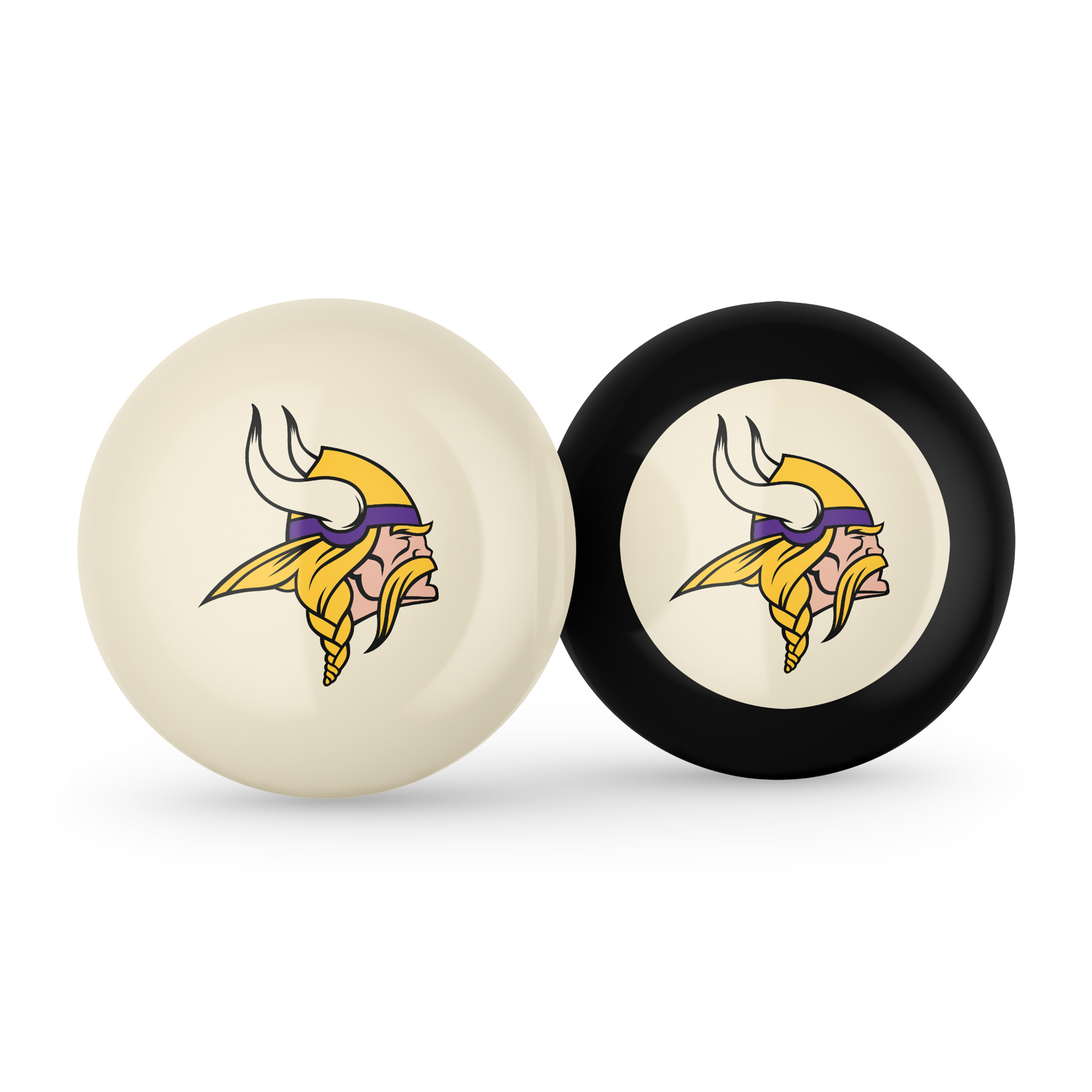 Minnesota Vikings Grade A Polyester Logo Billiard Balls 3 Minnesota Vikings Grade A Polyester Logo Billiard Balls - Image 3