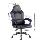 Minnesota Vikings Oversized Embroidered Gaming Office Chair