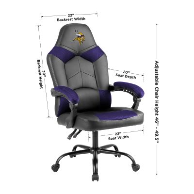 Minnesota Vikings Oversized Embroidered Gaming Office Chair
