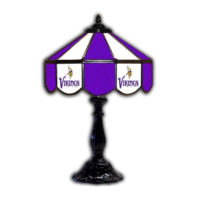 Minnesota Vikings Tiffany Style 21 inch Glass Table Lamp