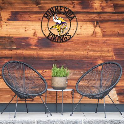 Minnesota Vikings Wrought Iron 24 Inch Wall Art