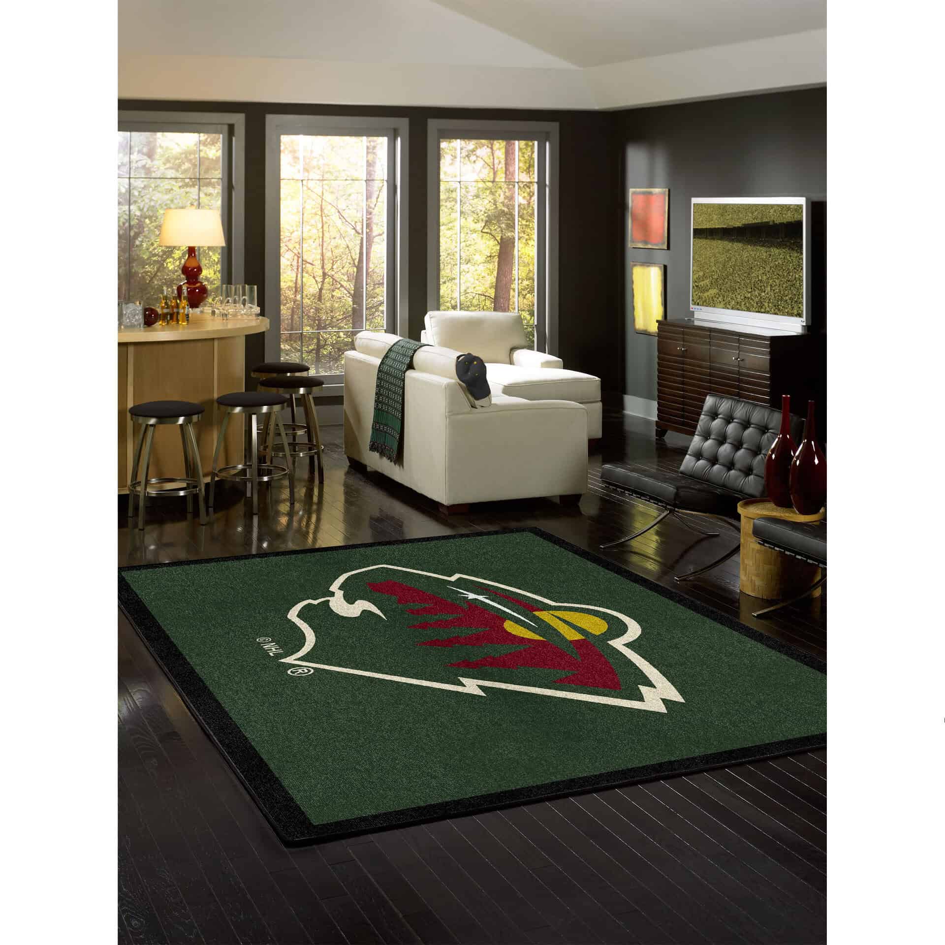 Minnesota Wild 8x11 Spirit Rug 3 Minnesota Wild 8x11 Spirit Rug - Image 3