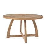 Miranda 54-Inch Round Solid Wood Mid-Century Modern Dining Table 7 Miranda 54-Inch Round Solid Wood Mid-Century Modern Dining Table