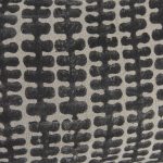 Miriam 13L x 21W Beige and Black Fabric Patterned Decorative Pillow Cover