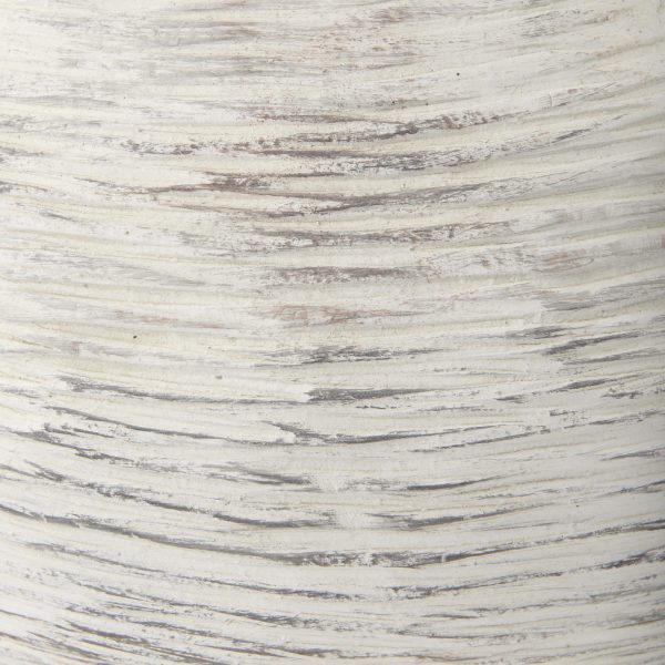 Misha 25.2L x 25.2W x 22.4H Cream Ceramic Floor Vase 6