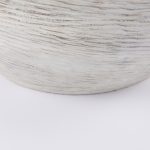 Misha 25.2L x 25.2W x 22.4H Cream Ceramic Floor Vase