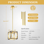 Modern Adjustable Cube LED Pendant Light with Warm White Glow 26 Modern Adjustable Cube LED Pendant Light with Warm White Glow