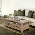 Modern Coffee Table with Storage Drawers and Open Shelf 23 Modern Coffee Table with Storage Drawers and Open Shelf