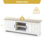 Modern TV Stand with Cabinets and Shelves for 65-Inch TVs 25 Modern TV Stand with Cabinets and Shelves for 65-Inch TVs