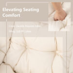 Recliner Accent Chair with Foldable Footrest and Side Pocket