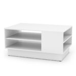 Modern Coffee Table with Dual-Tier Storage and Spacious Tabletop 10 Modern Coffee Table with Dual-Tier Storage and Spacious Tabletop